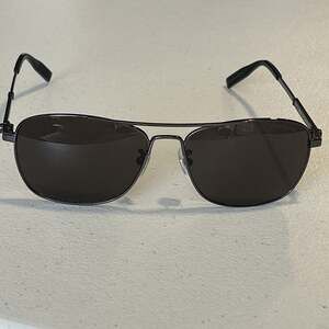 Mont Blanc MB0026S-001 RUTHENIUM - GREY Aviator 59-16-145mm Sunglasses -No Case